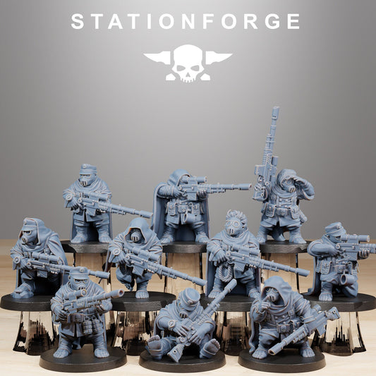 GrimGuard Skulldarts | Set of 10 Minis | StationForge | 12K Prints