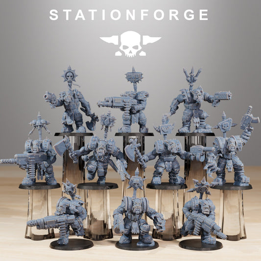 Orkaz SkullKrushers | Set of 10 Minis | StationForge | 12K Prints