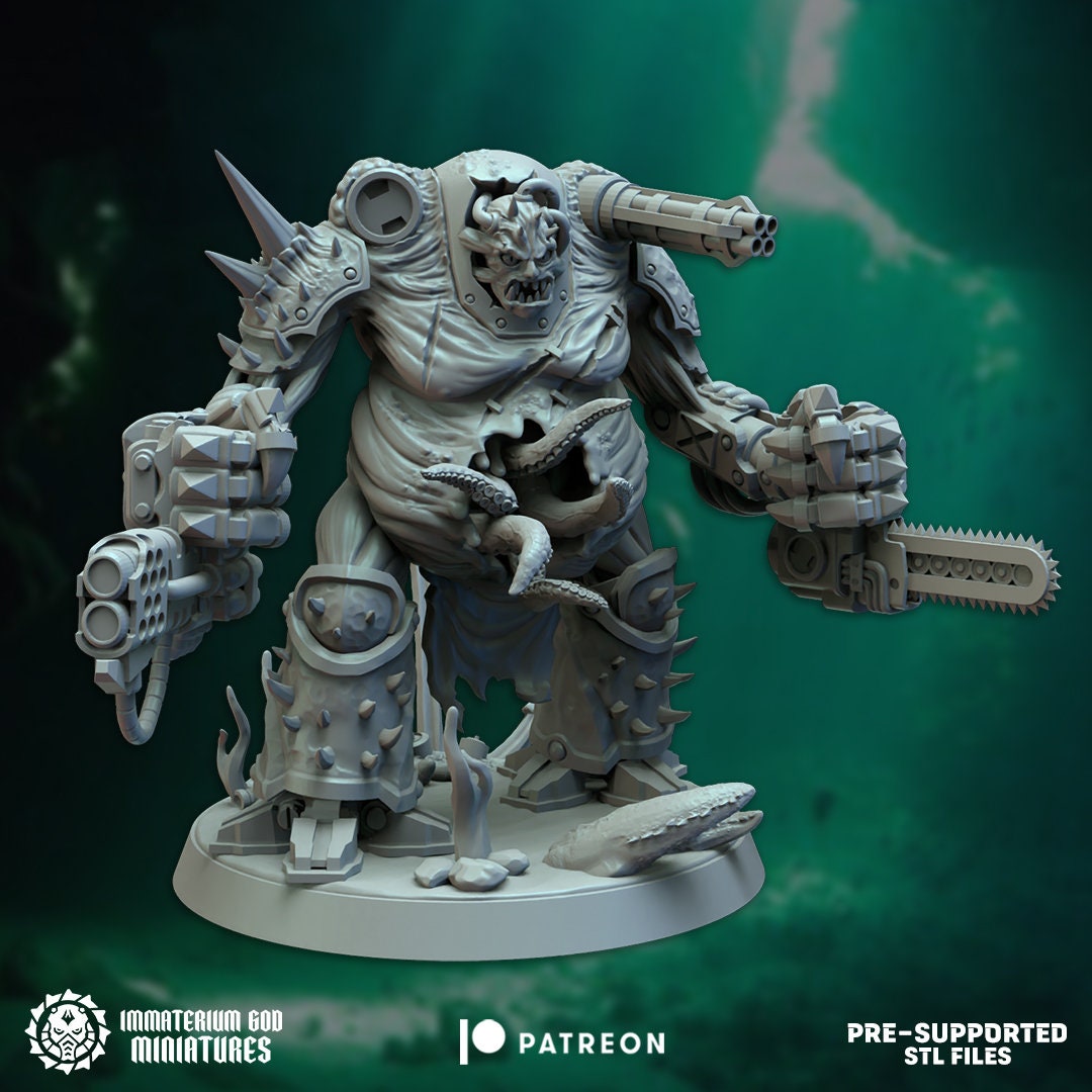 Abyssal Destroyers | Echoes from The Abyss | Immaterium God Miniatures | 12K Prints