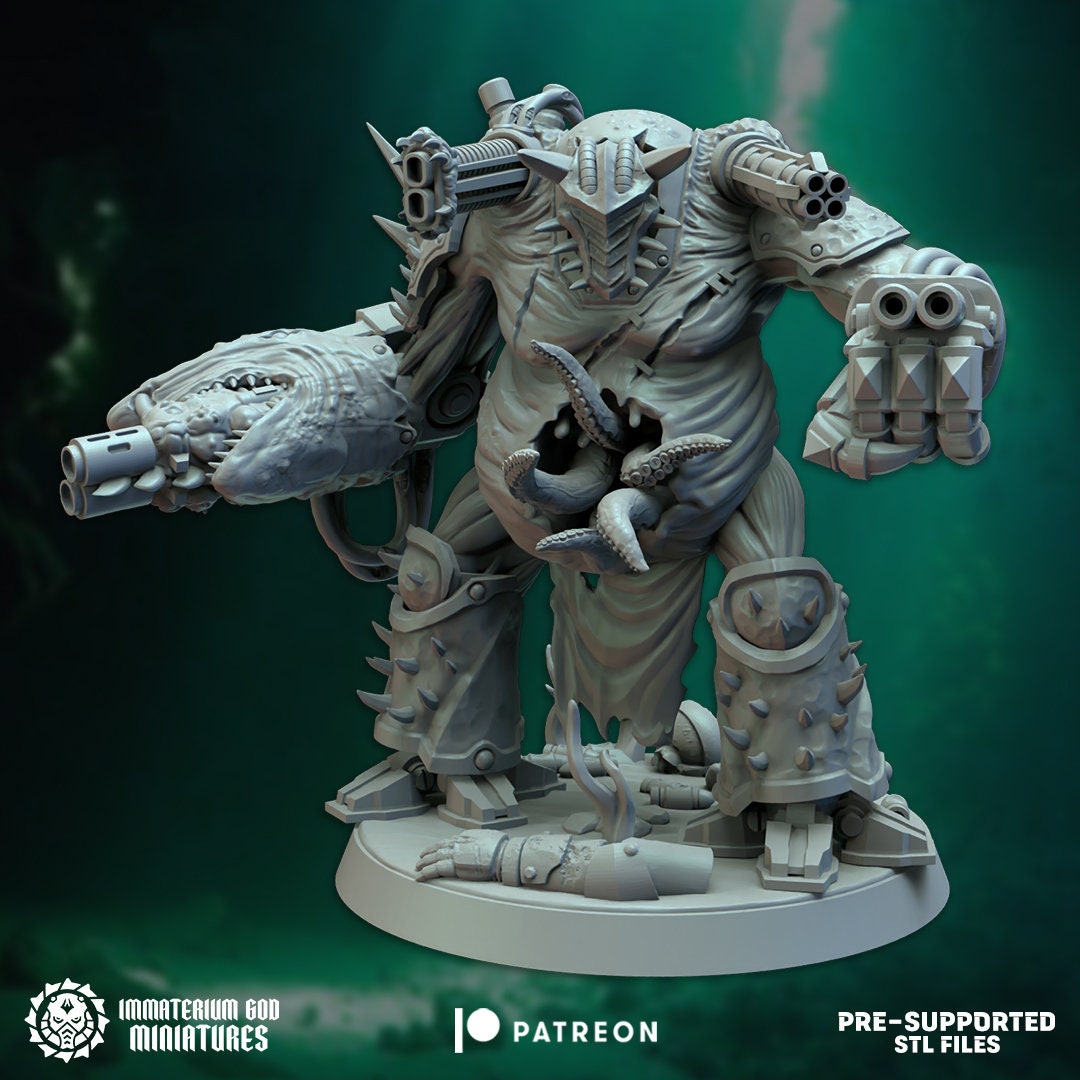 Abyssal Destroyers | Echoes from The Abyss | Immaterium God Miniatures | 12K Prints