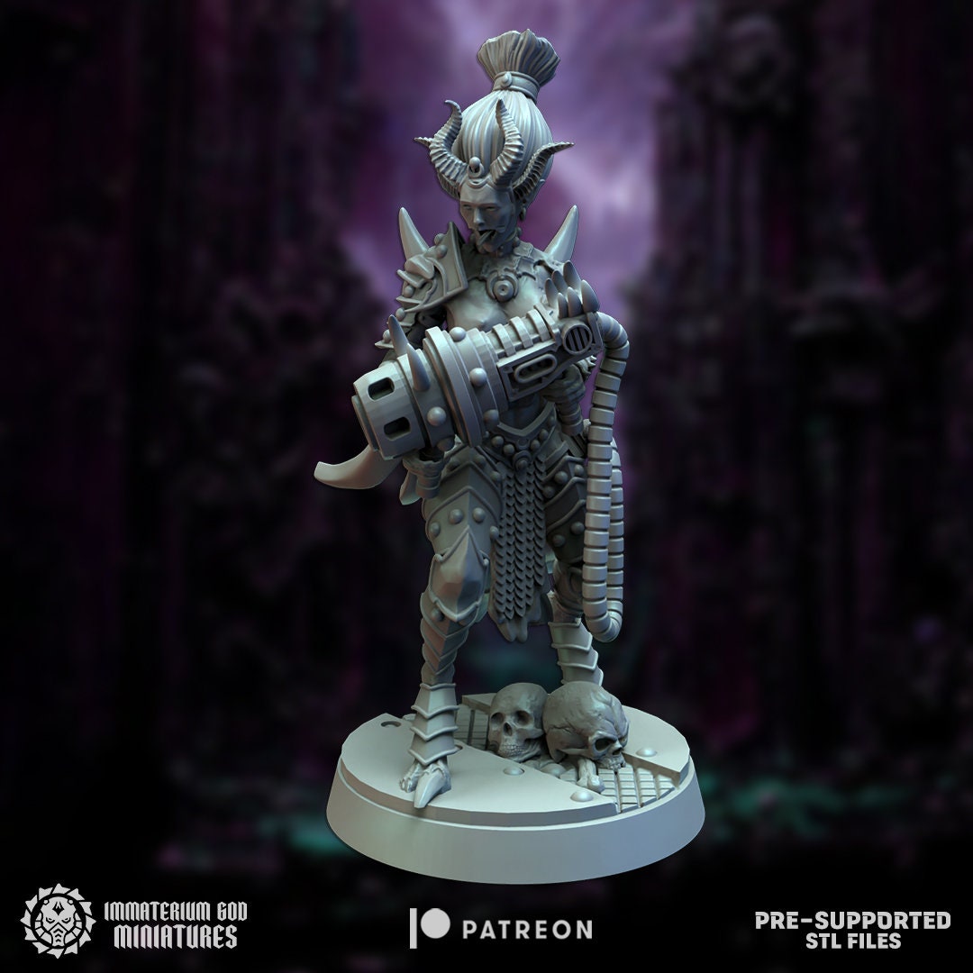Torture Fanatics | Citadel of Pain | Immaterium God Miniatures | 12K Prints
