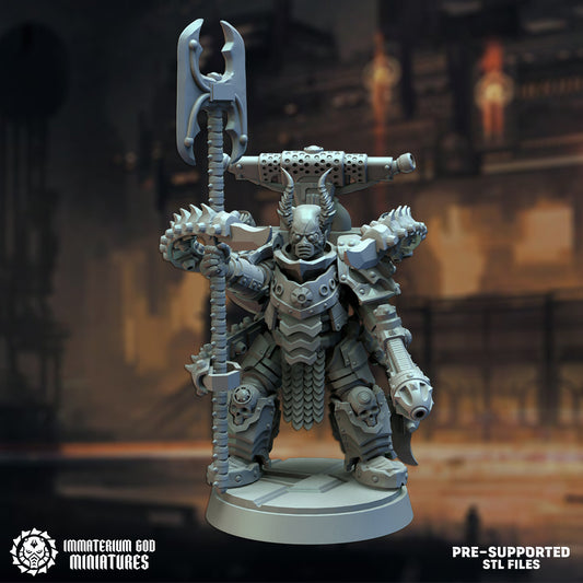 Demonic Forger | Dark Iron Foundry | Immaterium God Miniatures | 12K Prints