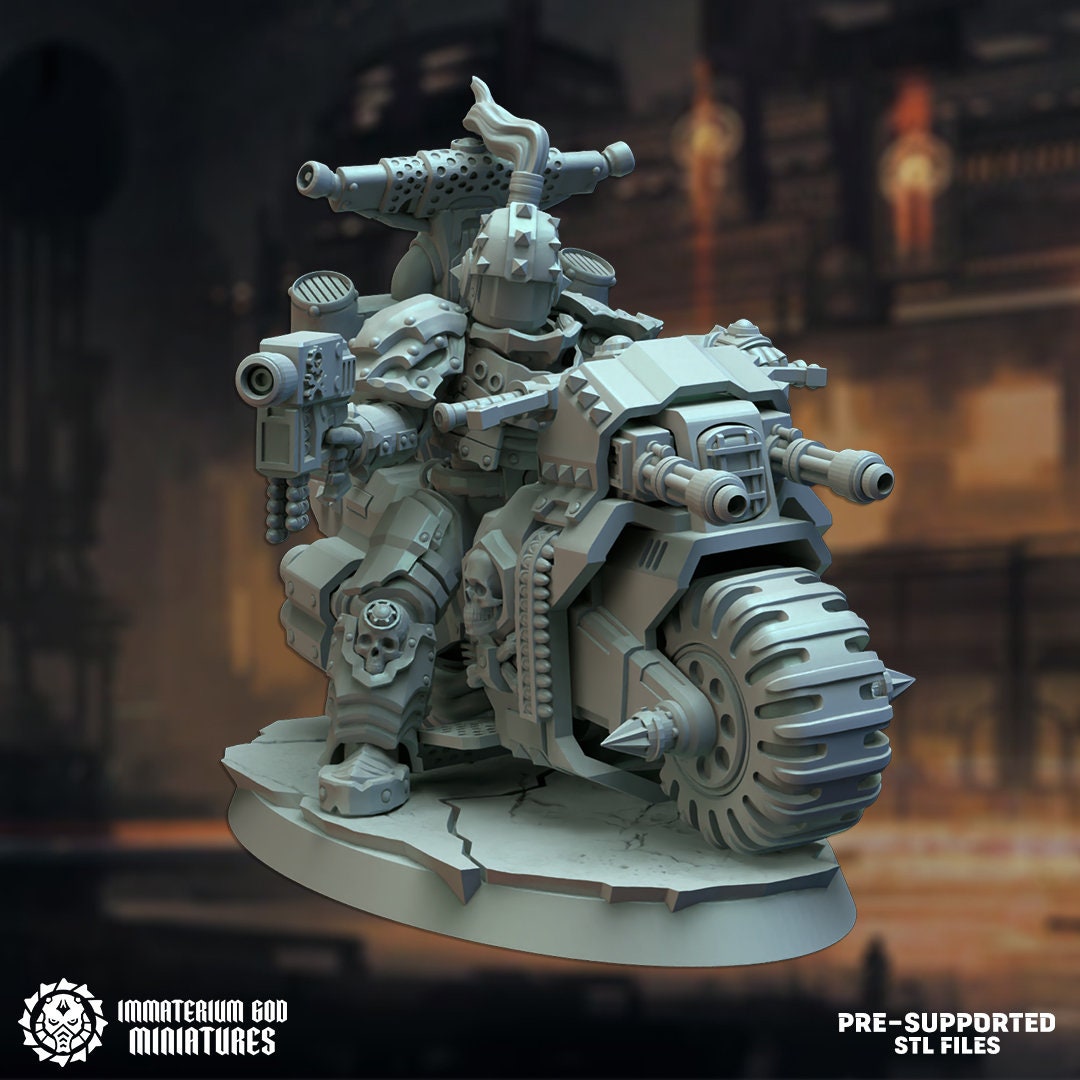 Darksteel Riders | Dark Iron Foundry | Immaterium God Miniatures | 12K Prints