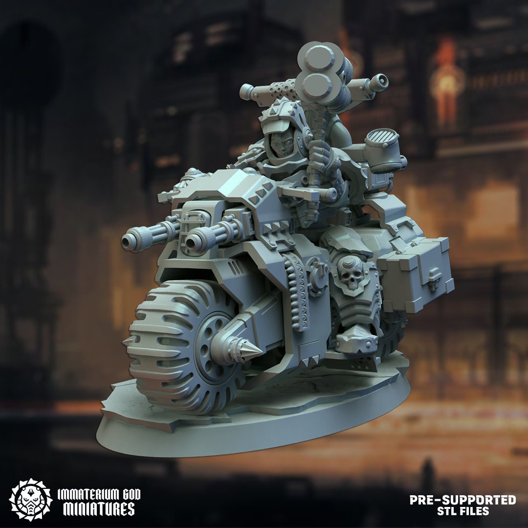 Darksteel Riders | Dark Iron Foundry | Immaterium God Miniatures | 12K Prints