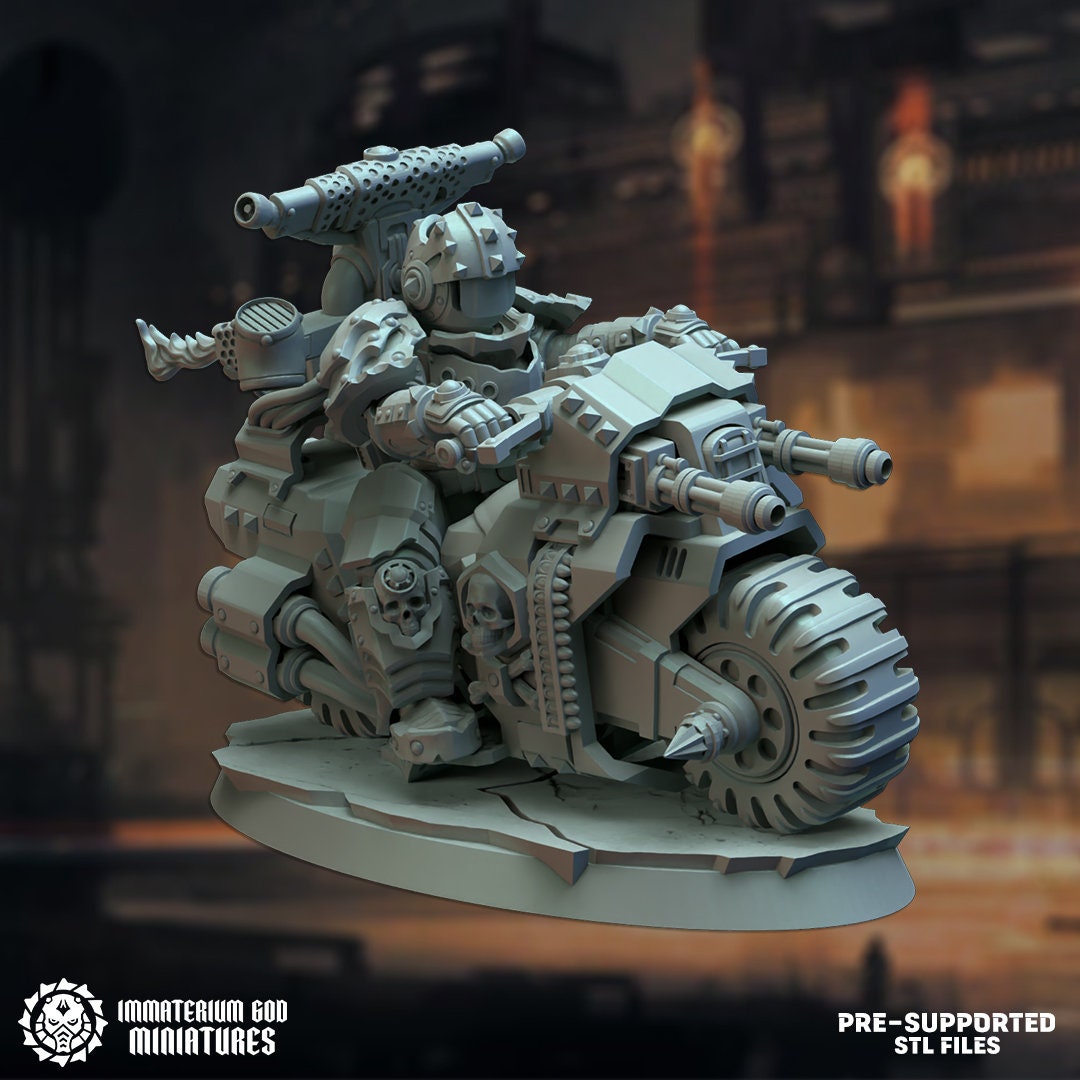 Darksteel Riders | Dark Iron Foundry | Immaterium God Miniatures | 12K Prints