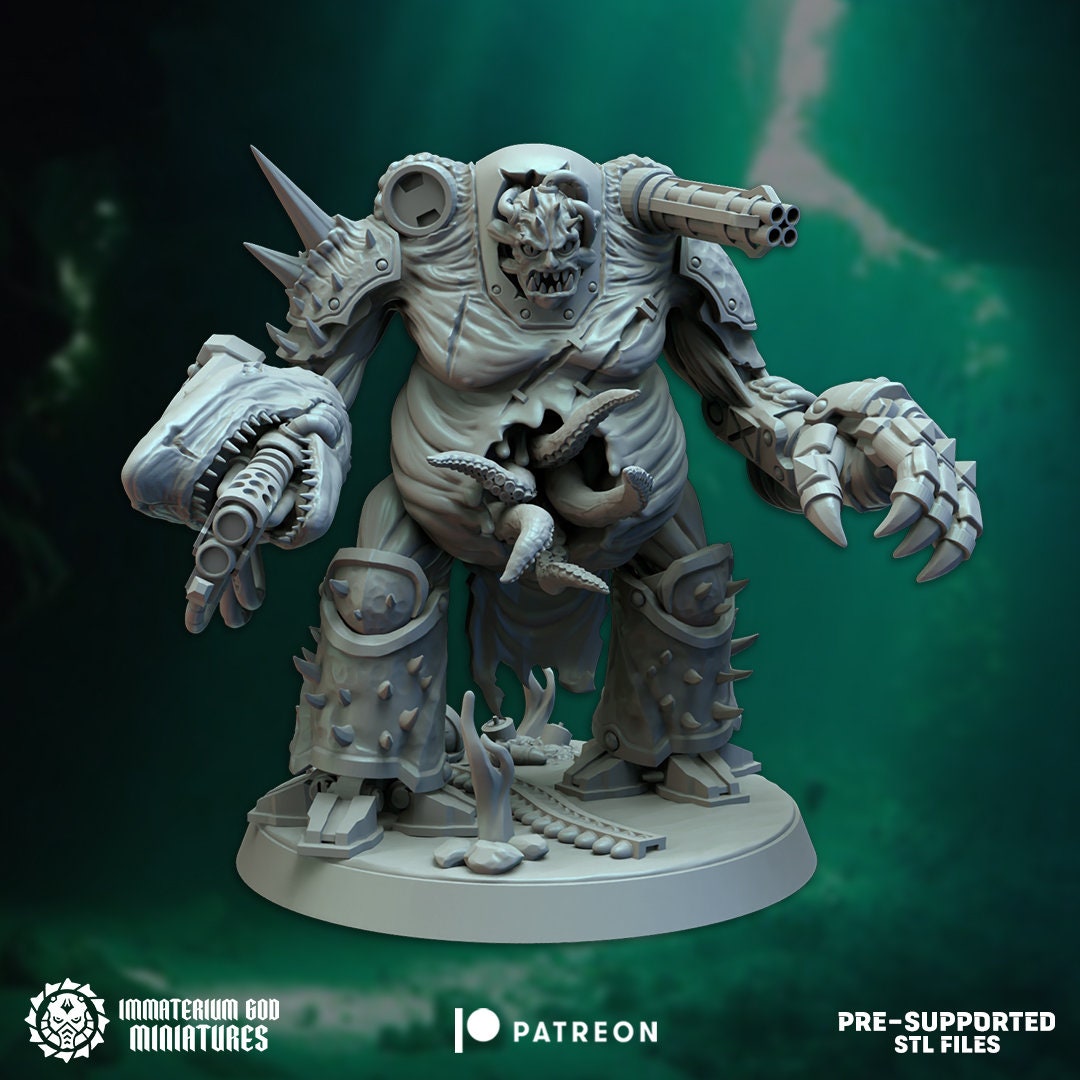 Abyssal Destroyers | Echoes from The Abyss | Immaterium God Miniatures | 12K Prints