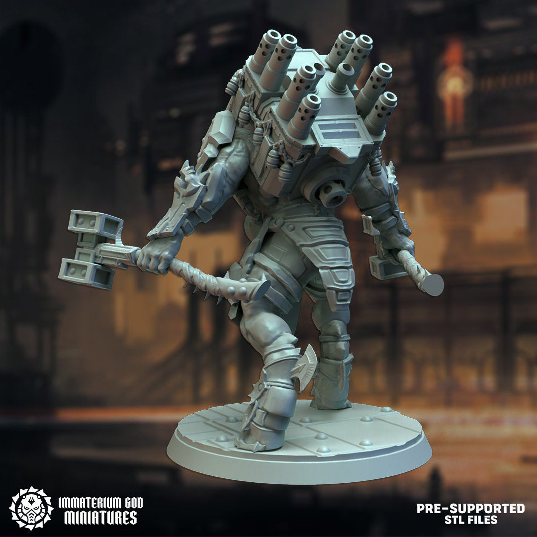 Jaken, Demonic Forge King | Dark Iron Foundry | Immaterium God Miniatures | 12K Prints