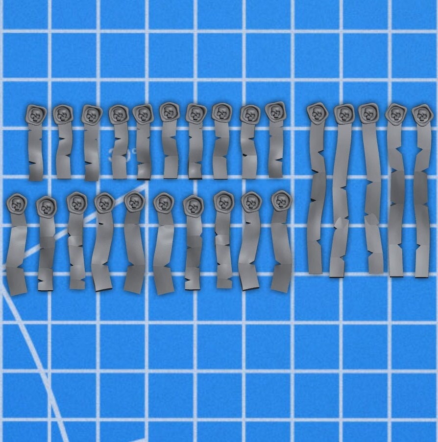 25 x Purity Seals for Wargaming Miniatures - 28/32mm Scale | 12K Prints