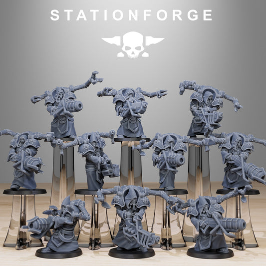 Scavenger Volatiles Infantry | Set of 10 Minis | StationForge | 12K Prints