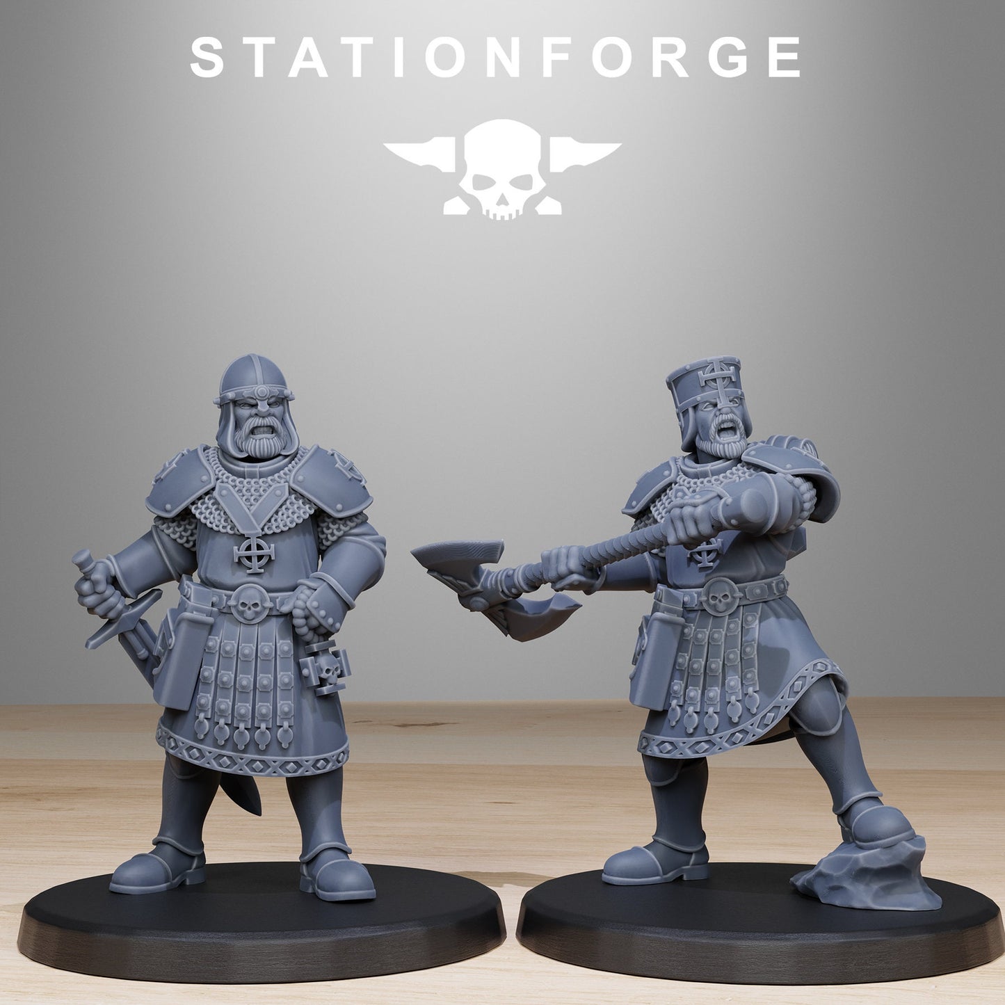 Vodalites Melee Infantry | Set of 10 Minis | StationForge | 12K Prints