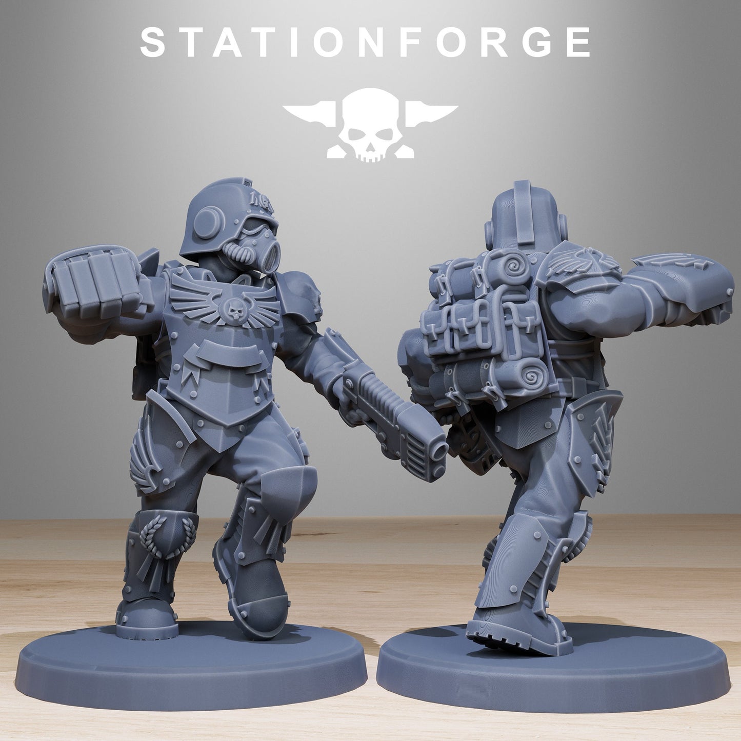 GrimGuard Elites | Set of 12 Minis | StationForge | 12K Prints