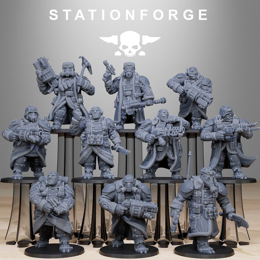 Grimguard Frostwatch Mutants | Set of 10 Minis | StationForge | 12K Prints