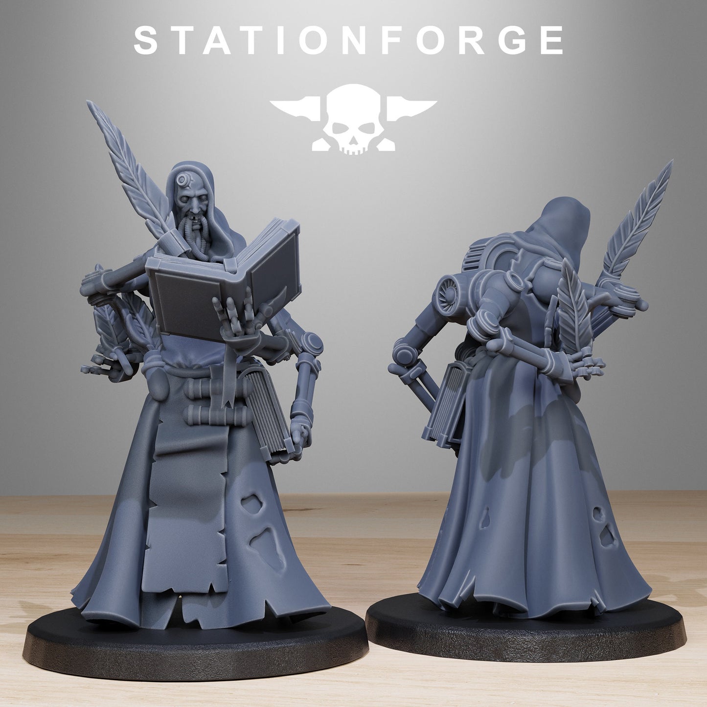 GrimCorp Mercenaries | Set of 10 Minis | StationForge | 12K Prints