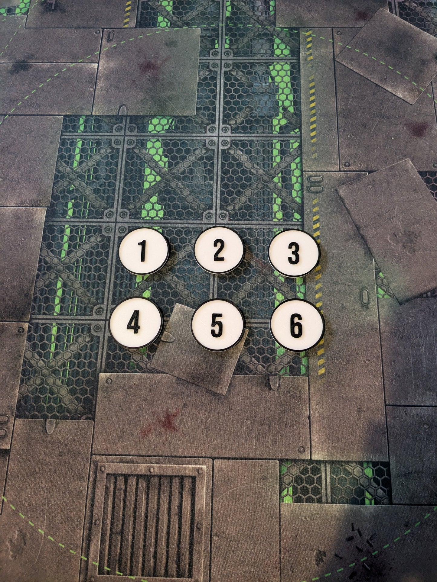 Objective Marker Tokens | 40mm | Set of 6 | Celestial Miniatures
