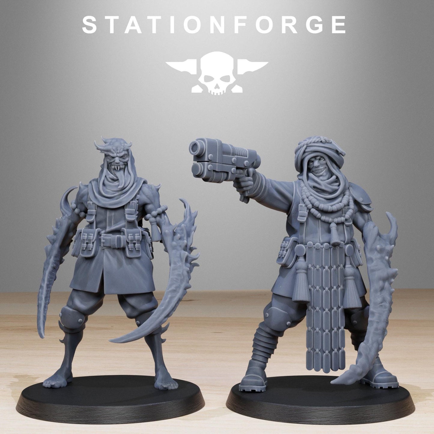 Corrupted Guard Lechers | Set of 12 Minis | StationForge | 12K Prints