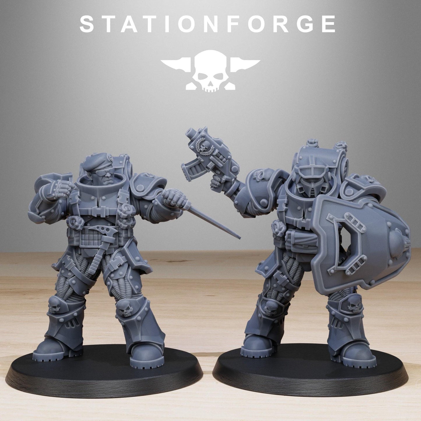 Socratis Light Reinforcement | Set of 10 Minis | StationForge | 12K Prints