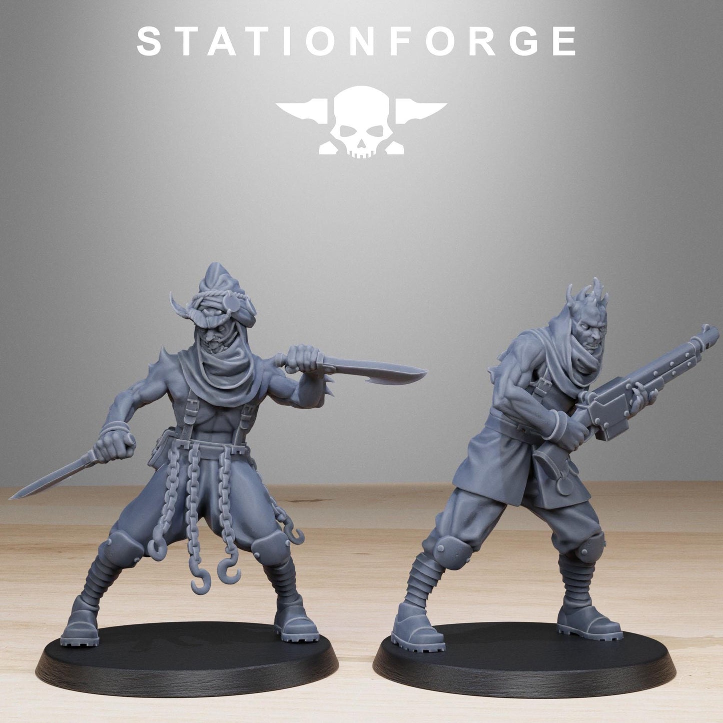 Corrupted Guard Lechers | Set of 12 Minis | StationForge | 12K Prints