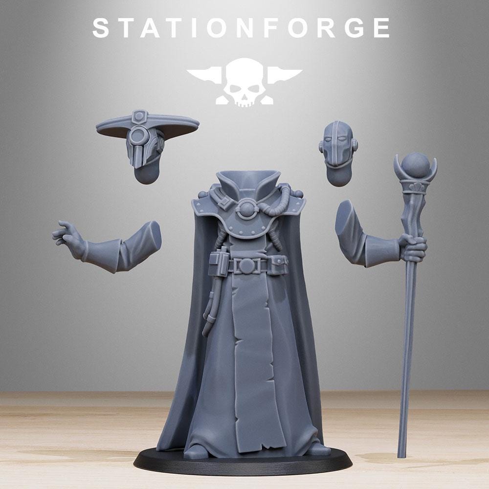 GrimCorp Elder | StationForge | 12K Prints