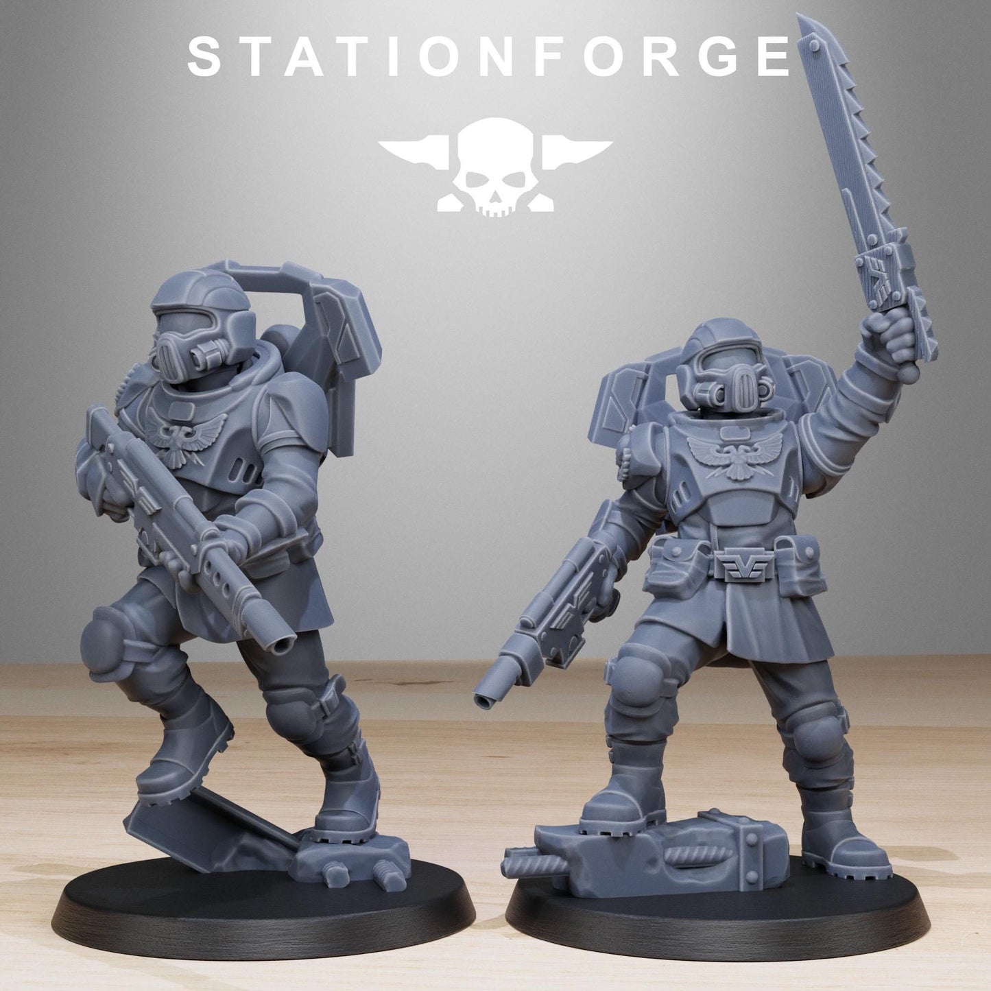Vaskar Jump Squad | Set of 10 Minis | StationForge | 12K Prints