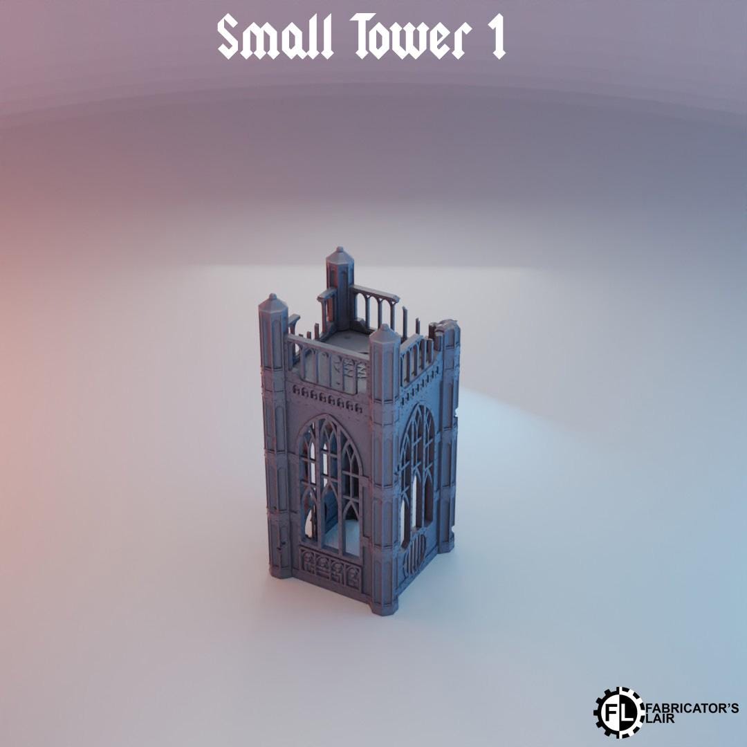 Small Tower 1 | Wargaming Terrain For Tabletop Wargames, Buildings / Scatter 10th Edition, Combat Patrol, Competitive 40K