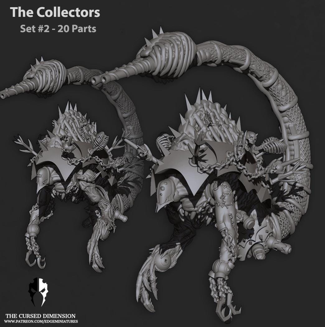 The Collector #2 | Single Model | Edge Miniatures - Cursed Elves | 12K Prints