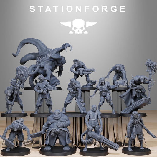 Corrupted Guard Wretched | Set of 12 Minis | StationForge | 12K Prints