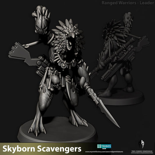 Skyborn Leader | Edge Miniatures - Skyborn Scavengers | 12K Prints