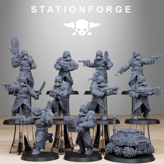 GrimGuard Bombardiers | Set of 11 Minis | StationForge | 12K Prints