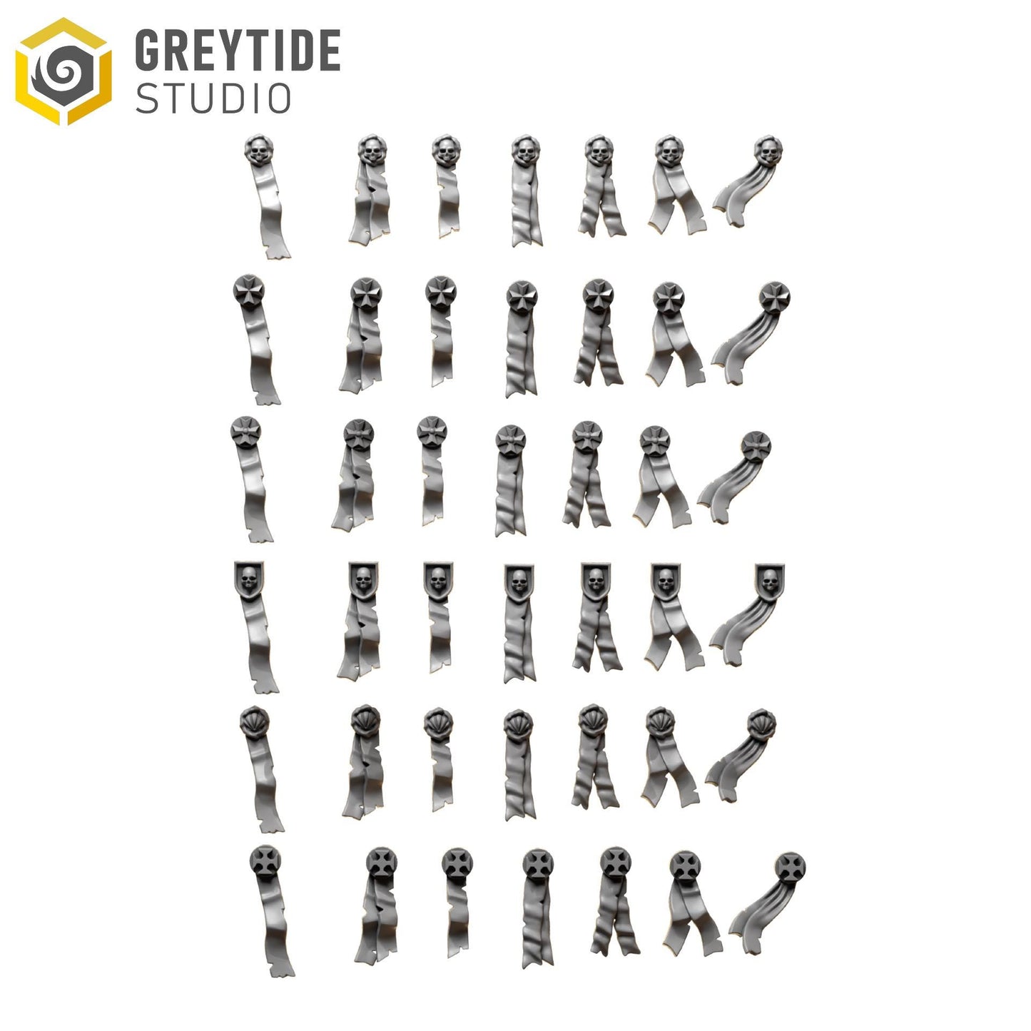Purity Seals | Set of 36 Pieces | GreyTide Studio - Eternal Pilgrims | 12K Prints