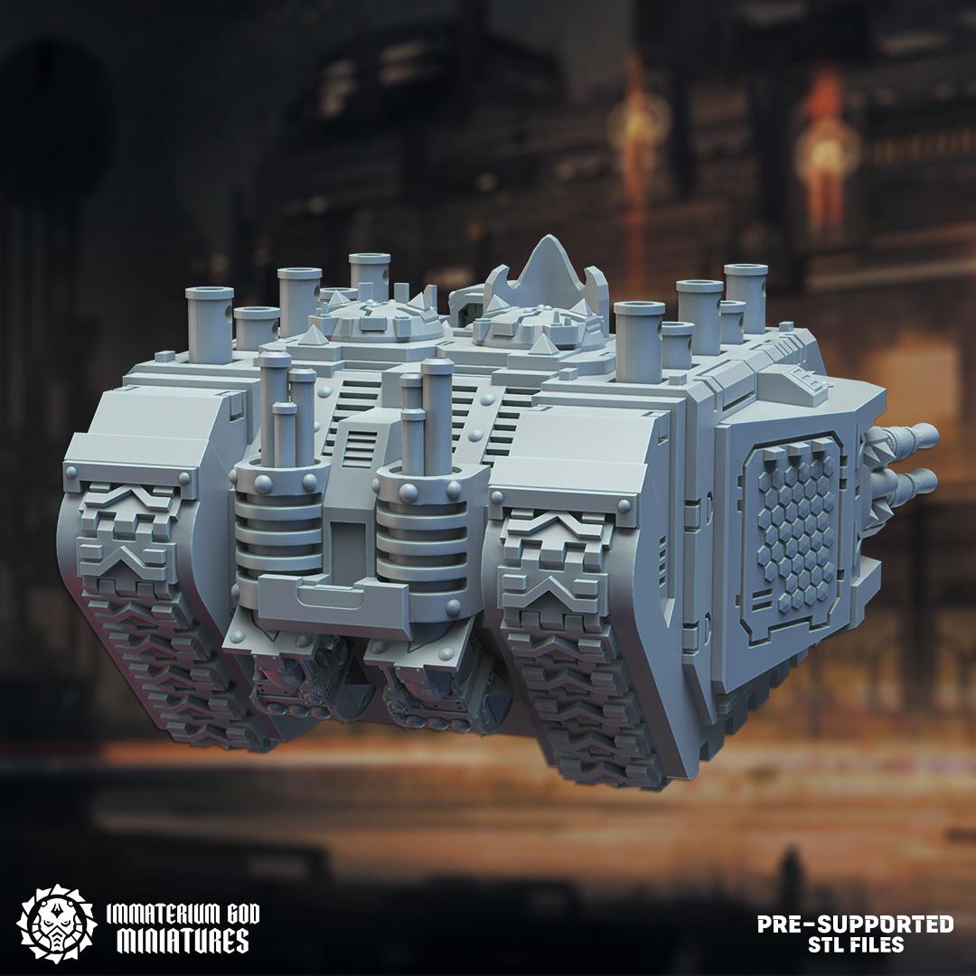 Mechatank | Dark Iron Foundry | Immaterium God Miniatures | 12K Prints