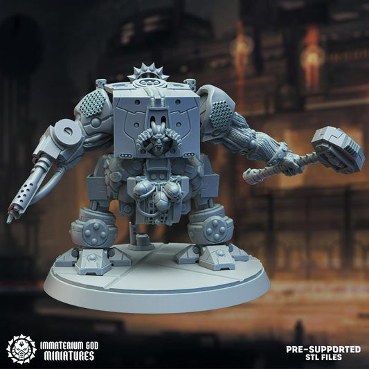 Mechabrute | Dark Iron Foundry | Immaterium God Miniatures | 12K Prints