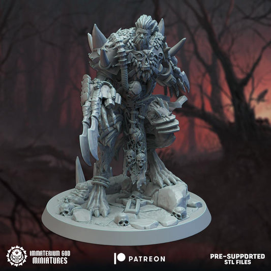 Yaroslav Beast Form | Bloodfang Legion | Immaterium God Miniatures | 12K Prints