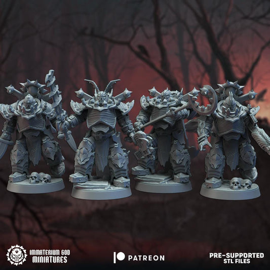 Bloody Claws | Bloodfang Legion | Immaterium God Miniatures | 12K Prints
