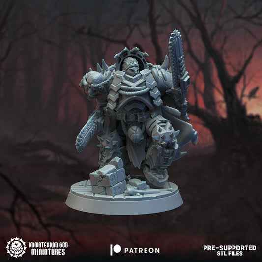 Black Court Duke | Bloodfang Legion | Immaterium God Miniatures | 12K Prints