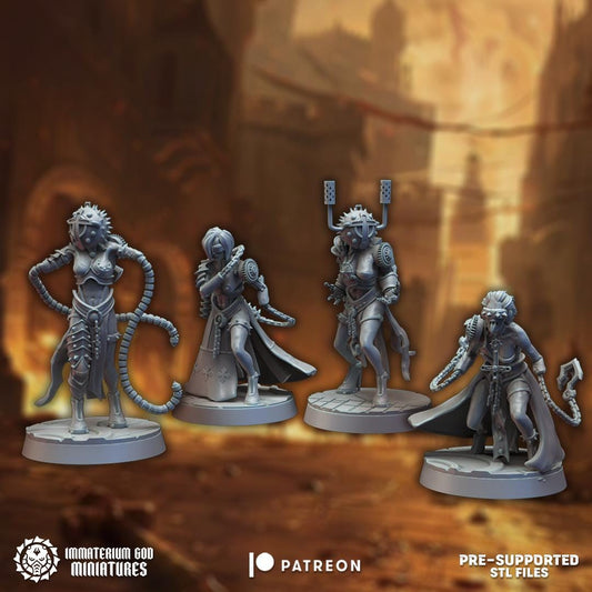 Blinded Zealots | Dark Iron Foundry | Immaterium God Miniatures | 12K Prints
