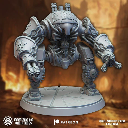 Redpemtion Engine | Court of Corruption | Immaterium God Miniatures | 12K Prints