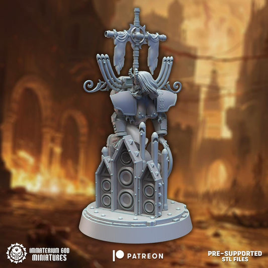 Blasphemy Orator | Court of Corruption | Immaterium God Miniatures | 12K Prints