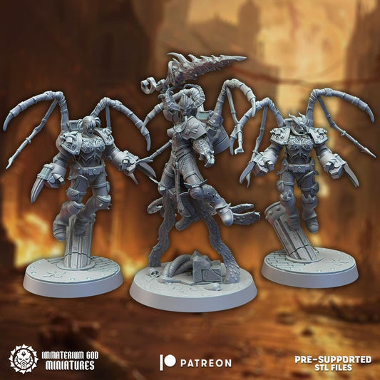 Perverse Exile Celine | Court of Corruption | Immaterium God Miniatures | 12K Prints