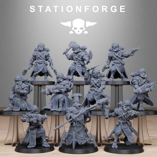 Scavenger Scorchers | Set of 10 Minis | StationForge | 12K Prints