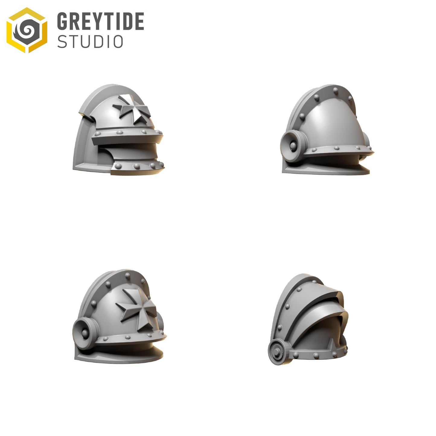 Shoulder Pads 4 | Set of 12 Pieces | GreyTide Studio - Eternal Pilgrims | 12K Prints