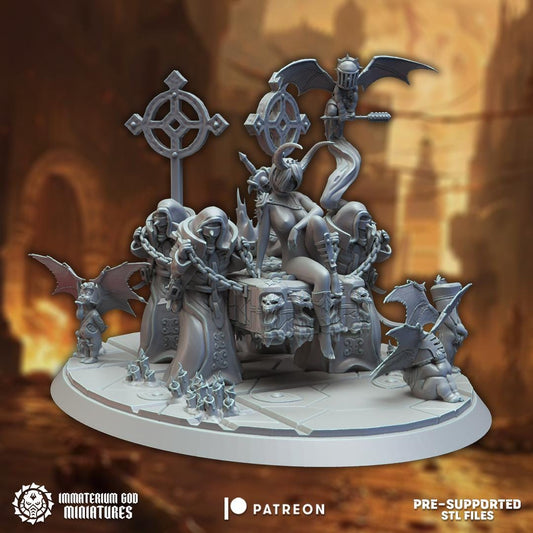 Heretic Court | Court of Corruption | Immaterium God Miniatures | 12K Prints