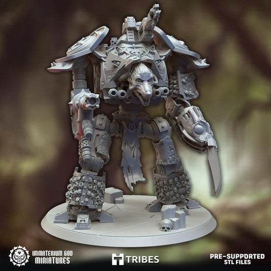 Fenrir Sons | Warforged Ravagers | Immaterium God Miniatures | 12K Prints