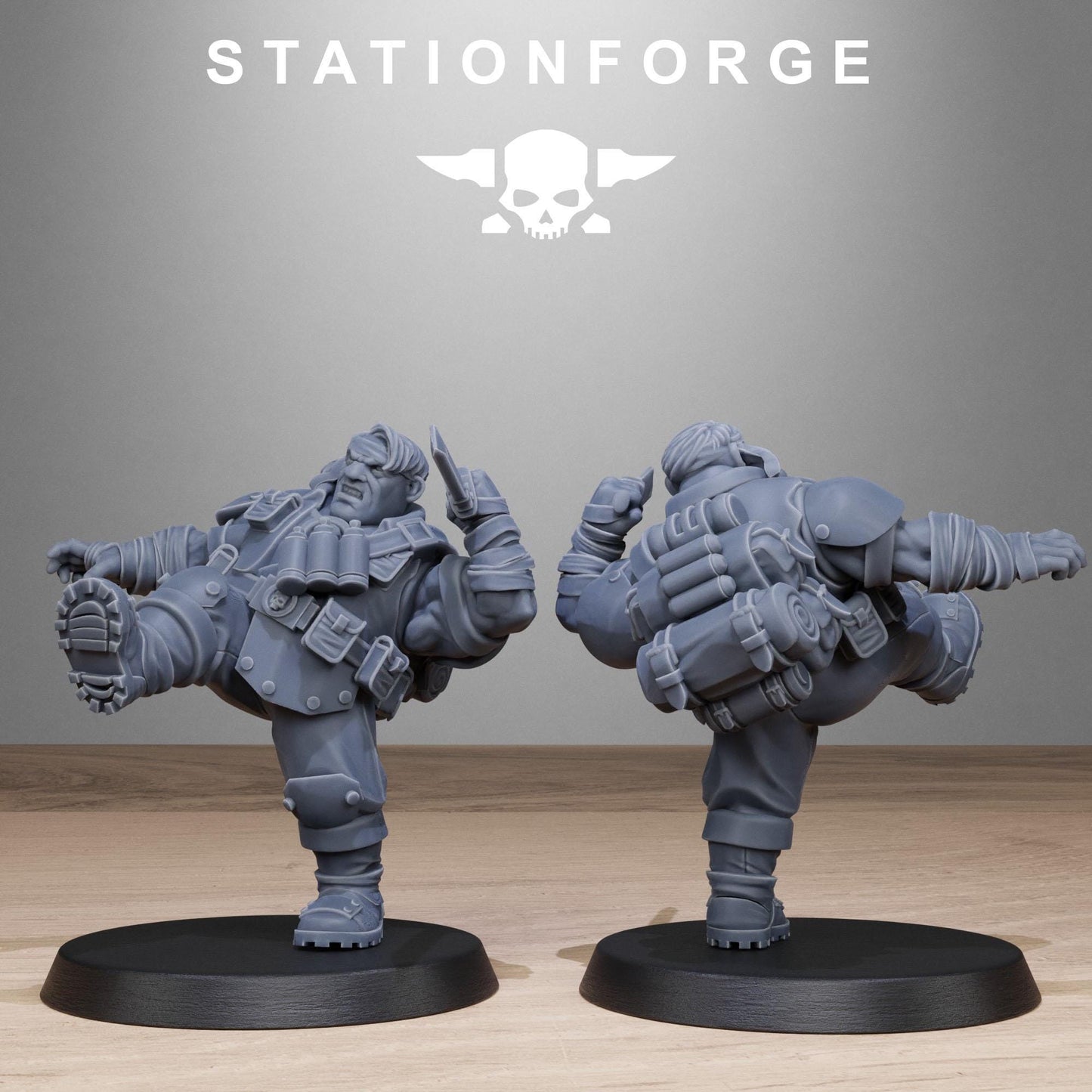 Grimguard Jungle Fighter Mutants | Set of 10 Minis | StationForge | 12K Prints