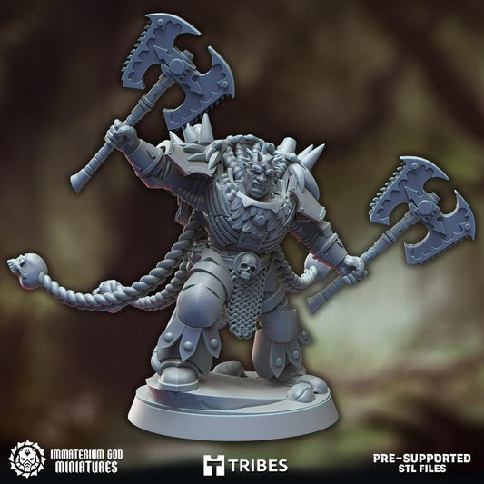 Onkronn | Warforged Ravagers | Immaterium God Miniatures | 12K Prints