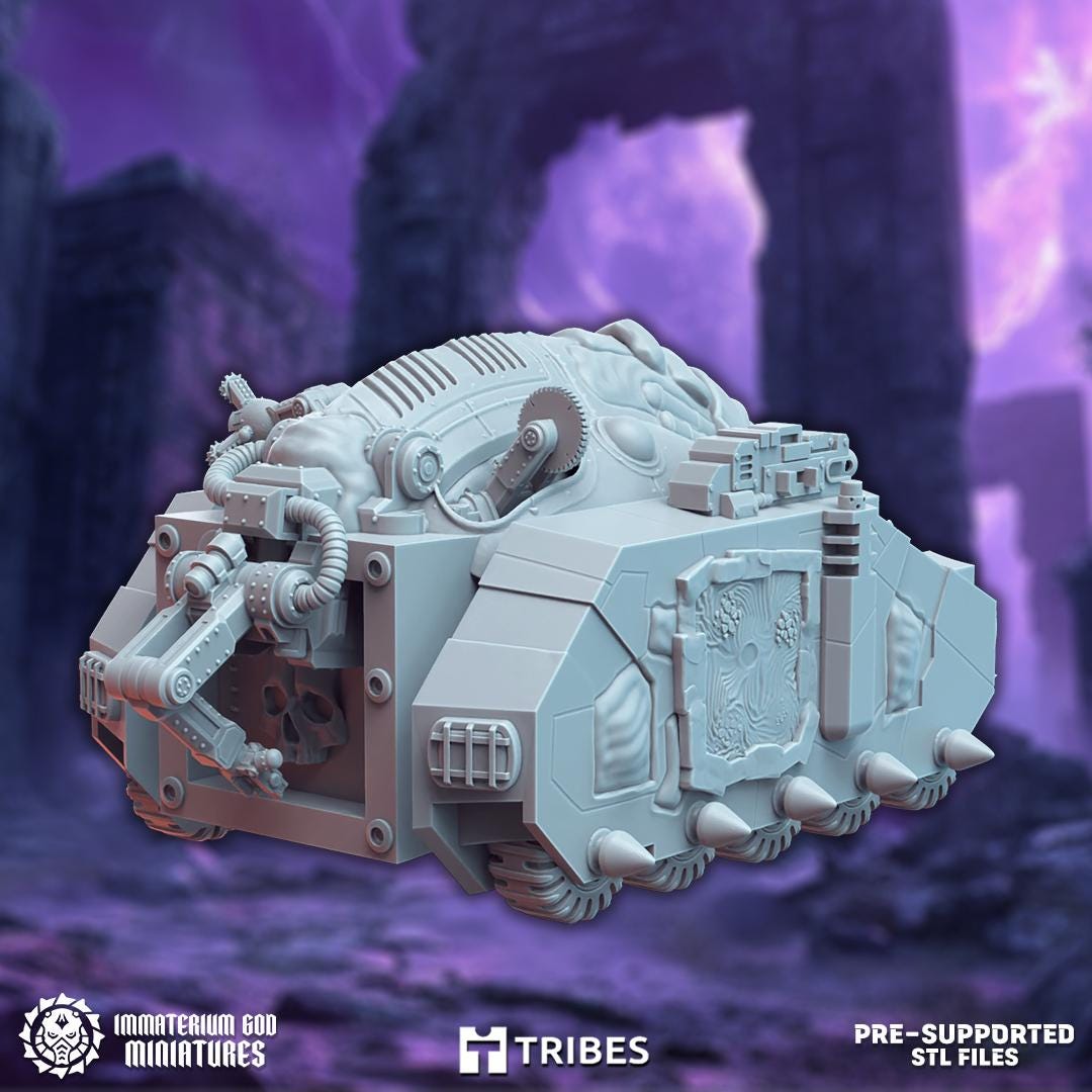 Demonic Excavator | Cult of The Forgotten God | Immaterium God Miniatures | 12K Prints