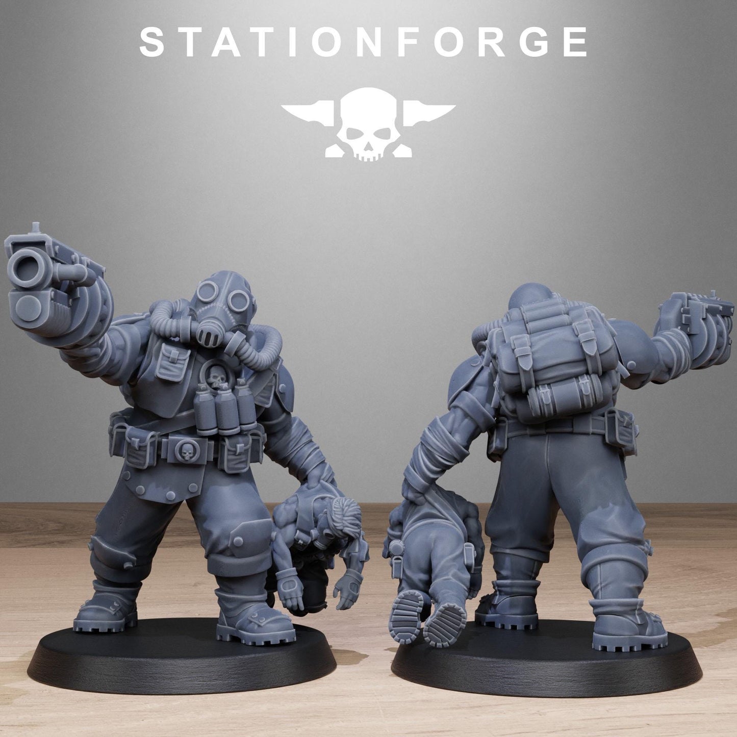 Grimguard Jungle Fighter Mutants | Set of 10 Minis | StationForge | 12K Prints