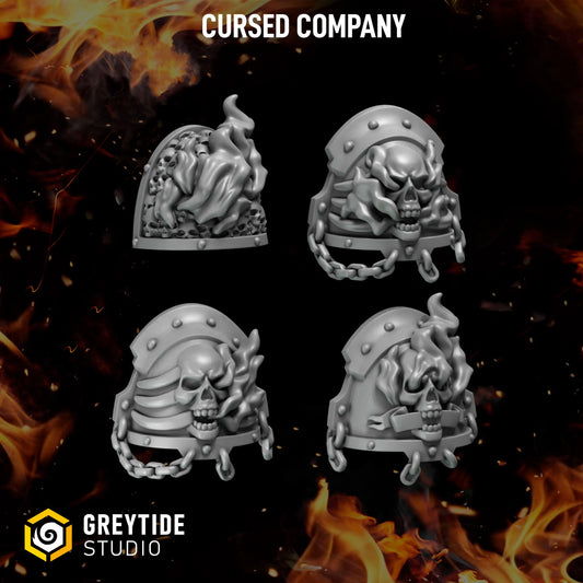 Shoulder Pads | Set of 12 Pieces | GreyTide Studio - Cursed Company