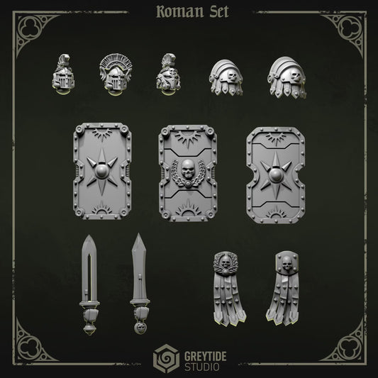 Roman Set | Set of 5 or 30 Pieces | GreyTide Studio - Eternal Pilgrims