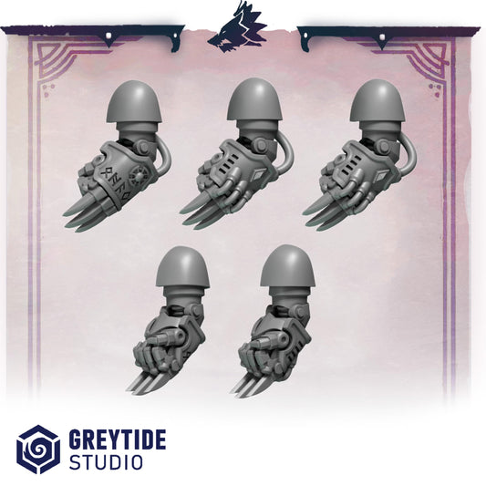 BIG Claw Fists | Set of 5 Pieces | GreyTide Studio - Primal Hounds