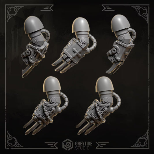 BIG Claw Fists | Set of 5 Pieces | GreyTide Studio - Eternal Crusaders